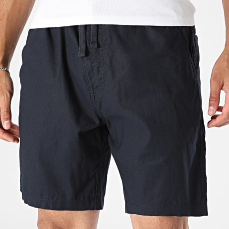 Teddy Smith - Short Chino Linen 10417230D Donker Marineblauw