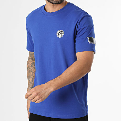 Dragon Ball Z - Camiseta Oversize Patch Goku Azul Real