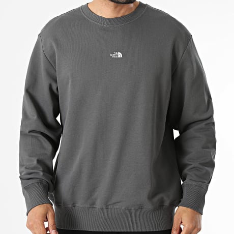 The North Face - Sweat Crewneck Relaxed Fit Essential A8GQC Gris Anthracite