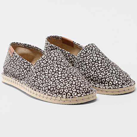 Havaianas - Alpargatas Mujer Origine Print Marrón Beige Leopardo