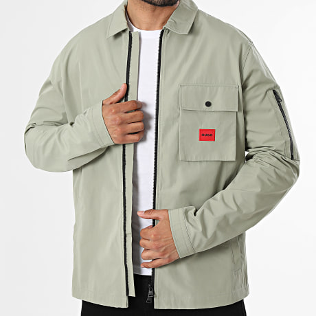 HUGO - Veste Zippée Emmond 50482701 Vert Kaki Clair
