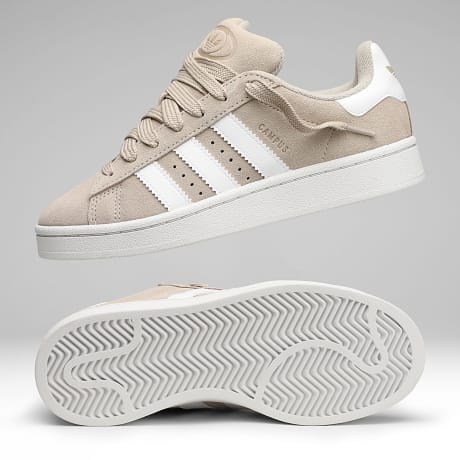 Adidas Originals - Baskets Femme Campus 00s JQ2125 Wonder Beige Footwear White