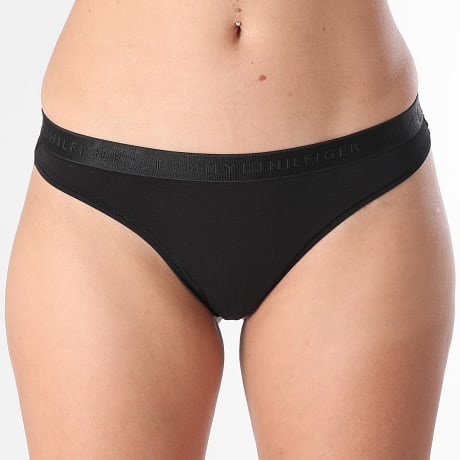 Tommy Hilfiger - Tanga Mujer 6260 Negro