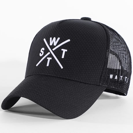 Watts - Casquette Trucker Tribe Noir Blanc