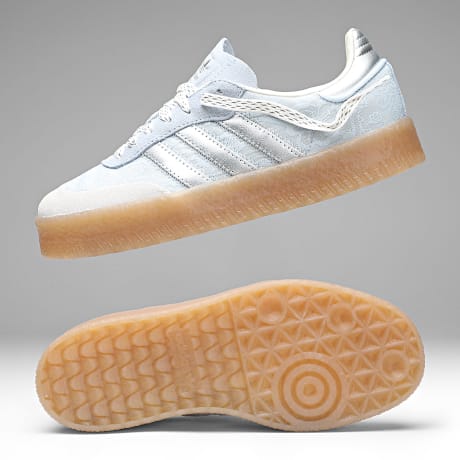 Adidas Originals - Zapatillas Mujer Sambae W IH1967 Crystal Sky Silver Metallic Chalk Pearl