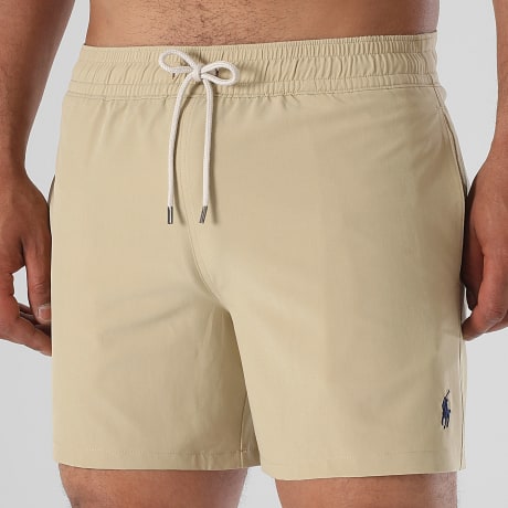 Polo Ralph Lauren - Pantaloncino da bagno Original Player Beige Blu Navy