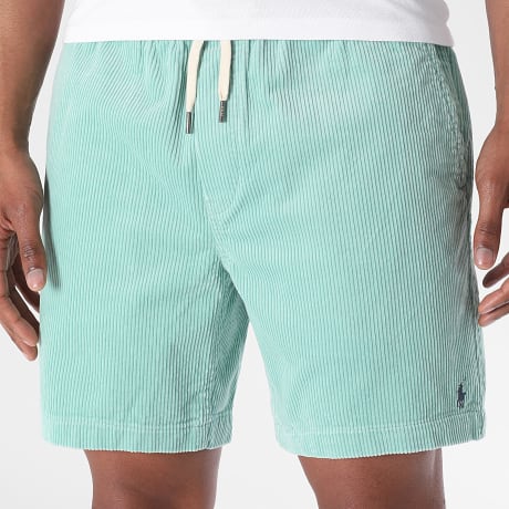 Polo Ralph Lauren - Pantalón Corto Chino Terciopelo Canalé Original Player Verde
