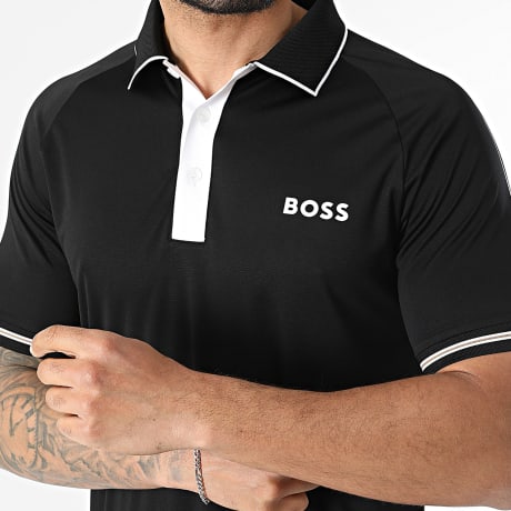 BOSS - Polo Korte Mouwen Toc Serve 50559214 Zwart