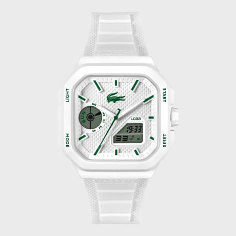 Lacoste - Horloge LC33 Wit Groen