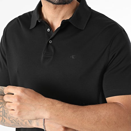 Calvin Klein - Polo Manches Courtes Supima Chest Embroidery LB276 Noir