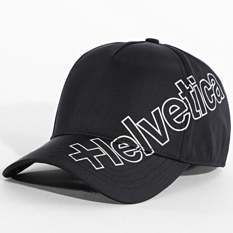 Helvetica - Casquette Atlas 22 Noir