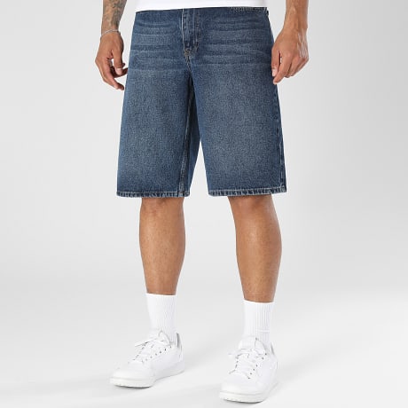LBO - Pantalón Vaquero Corto Baggy 4243 Azul Oscuro
