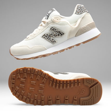 New Balance - Baskets Femme 515 Sea Salt Timberwolf