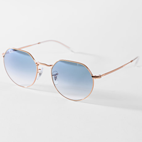 Ray-Ban - Occhiali da sole Jack 0RB3565 Oro Blu