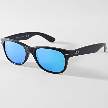 Ray-Ban - Occhiali da Sole New Wayfarer 0RB2132-622-17 Nero Blu