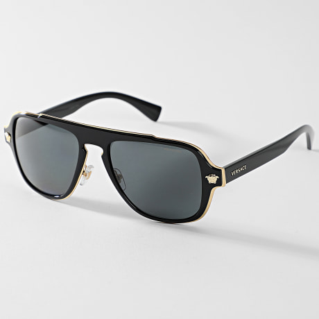 Versace - Lunettes De Soleil VE2199 Noir Doré