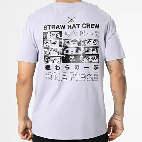 One Piece - Tee Shirt Oversize Straw Hat Crew Violet