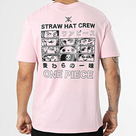 One Piece - Tee Shirt Oversize Straw Hat Crew Rose