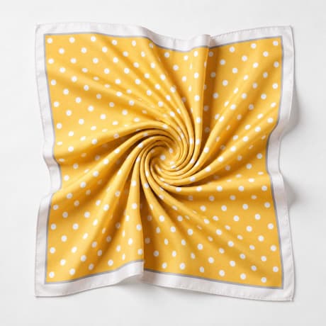 Frilivin - Scarf L32 Mustard Yellow Beige Gray