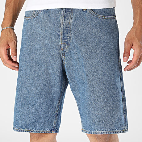 Jack And Jones - Short Jean Baggy Fit Alex Original Bleu Denim