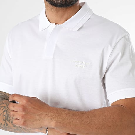 BOSS - Polo Manches Courtes Porsche Spirit 70 50559801 Blanc