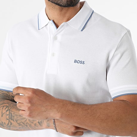 BOSS - Polo de Manga Corta Paddy 50469055 Blanco