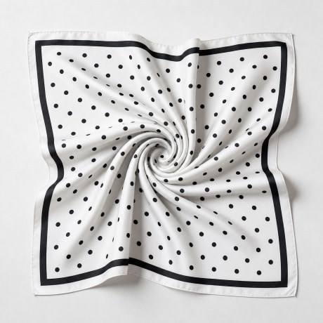 Frilivin - Scarf L22 White Black