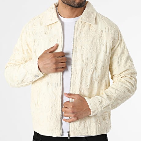 Frilivin - Chaqueta con Cremallera 29O Beige