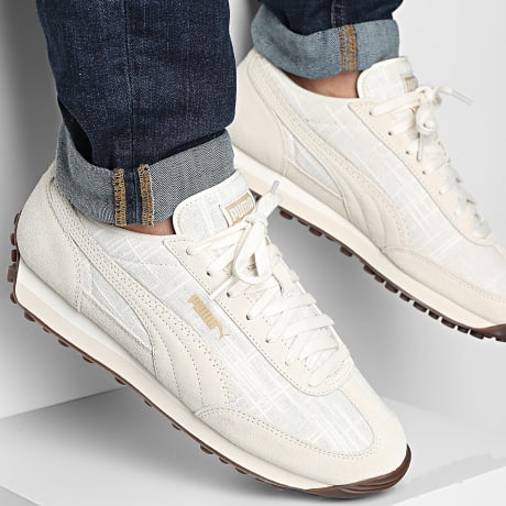 Puma - Baskets Easy Rider Straw 405570 Alpine Snow Warm White