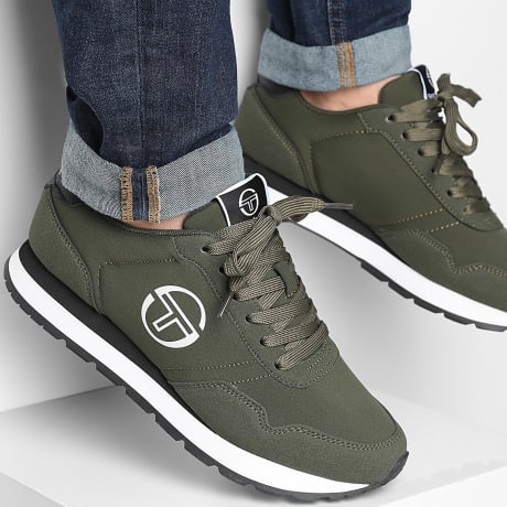 Sergio Tacchini - Baskets Mile LTX STM613002 Dark Green Black Gardenia