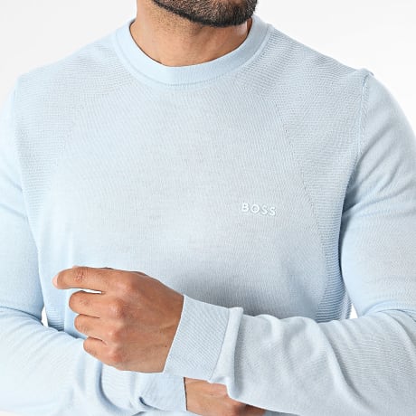 BOSS - Pull Momentum Lite 50558351 Bleu Clair