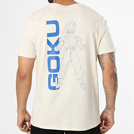 Dragon Ball Z - Camiseta oversize grande Goku Beige