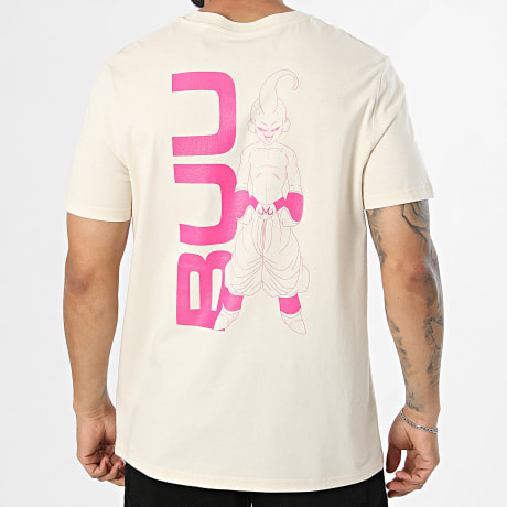 Dragon Ball Z - Camiseta Oversize Large Majin Buu Beige