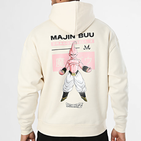 Dragon Ball Z - Sudadera Capucha Relaxed Block Buu Beige