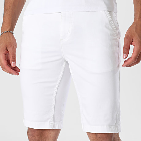 Fins de Séries - Pantalón Corto Chino Regular Fit Most Blanco