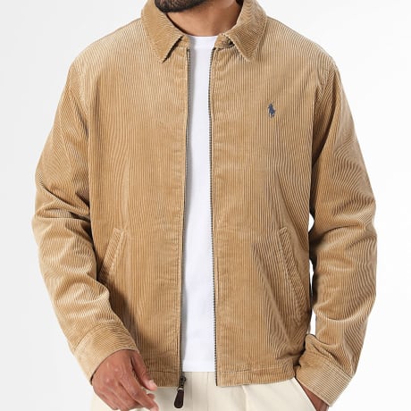 Polo Ralph Lauren - Veste Zippée En Velours Côtelé Original Player Camel