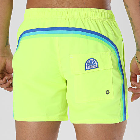 Sundek - Pantalón Corto de Baño M504BDTA100 Amarillo Fluorescente