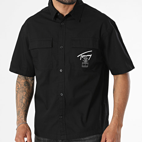 Tommy Jeans - Chemise Manches Courtes Boxy Skater 2816 Noir