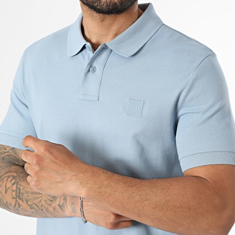 BOSS - Polo de Manga Corta Slim Passenger 50507803 Azul Claro