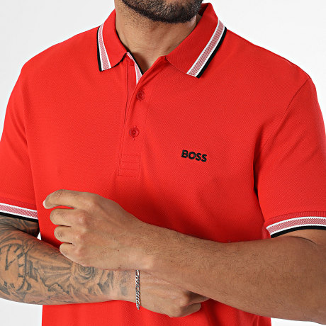 BOSS - Polo de Manga Corta Paddy 50469055 Rojo