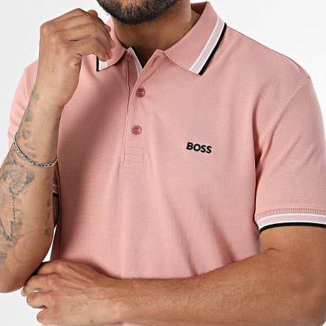 BOSS - Polo Manches Courtes Paddy 50469055 Rose