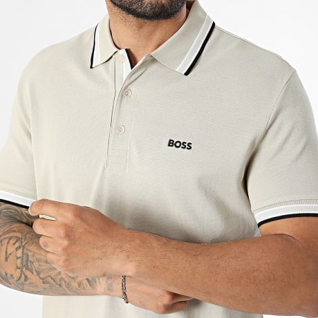 BOSS - Polo Manches Courtes Paddy 50469055 Beige