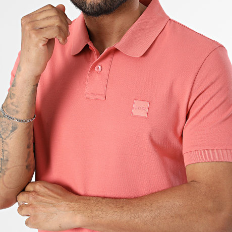 BOSS - Polo Manches Courtes Slim Passenger 50507803 Corail