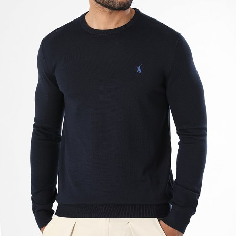 Polo Ralph Lauren - Pull Slim Original Player Bleu Marine
