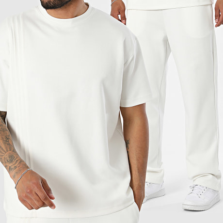 Ikao - Ensemble Tee Shirt Et Pantalon Jogging 138 Beige Clair