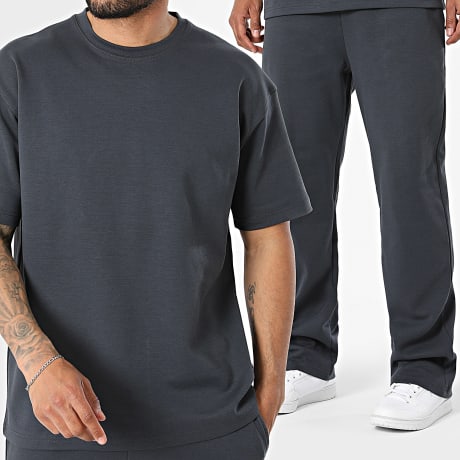 Ikao - Ensemble Tee Shirt Et Pantalon Jogging 141 Gris Anthracite
