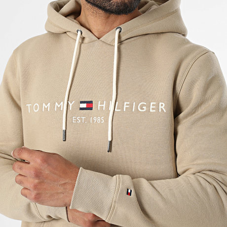Tommy Hilfiger - Sweat Capuche Tommy Logo 1599 Beige