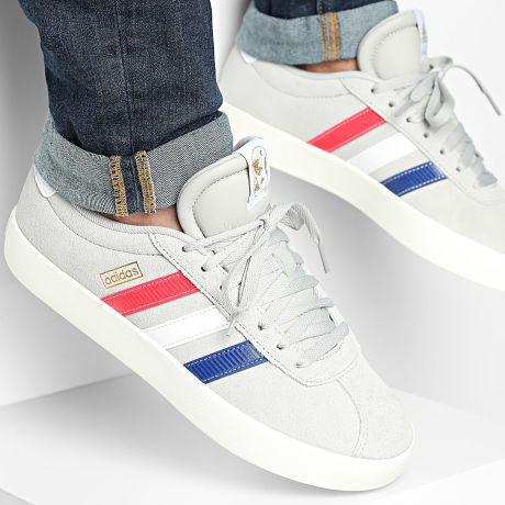Adidas Performance - Zapatillas VL Court 3.0 HQ0172 Grey Two Pure Ruby Mistery Ink
