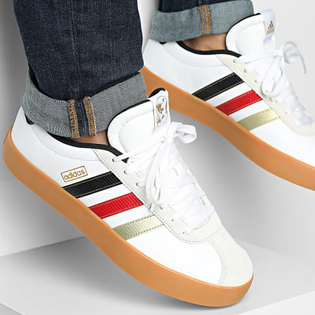 Adidas Performance - Zapatillas VL Court 3.0 HQ0137 Footwear White Core Black Gold Metallic