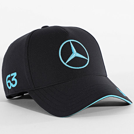 Adidas Sportswear - Casquette AMG Mercedes F1 Team Georges Russell KE8304 Noir Bleu Clair
